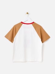 Oliver Bonas White & Brown Rabbit Run Graphic T-Shirt - Изображение 4 7