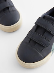 Navy Blue Rocket Standard Fit (F) Strap Touch Fastening Shoes - Image 6 of 8