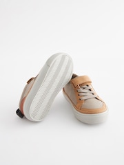 Neutral Standard Fit (F) Touch Fastening Chevron Trainers - Image 3 of 5