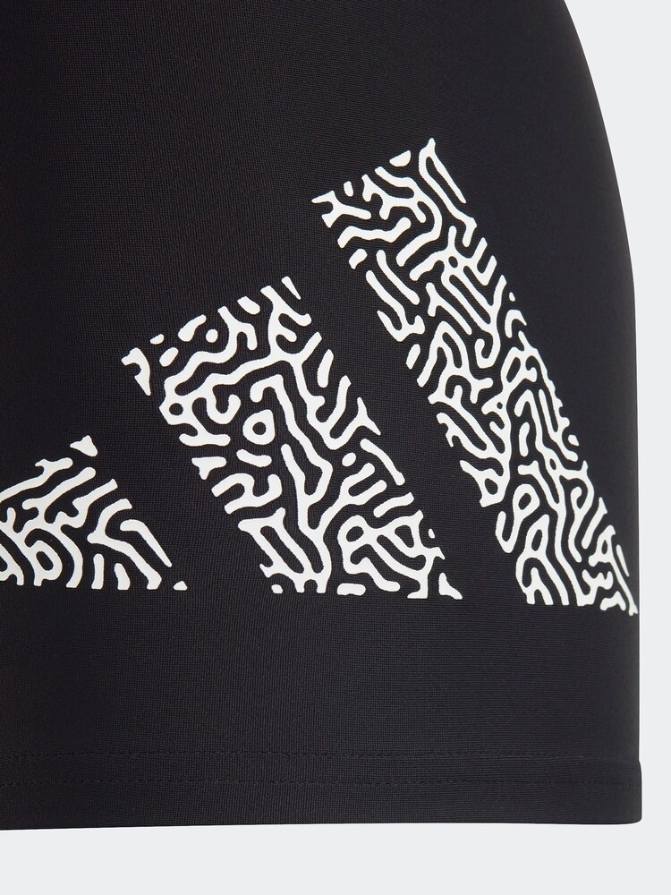 adidas Black Performance 3 Bar Logo Swim Boxers - Image 3 of 5