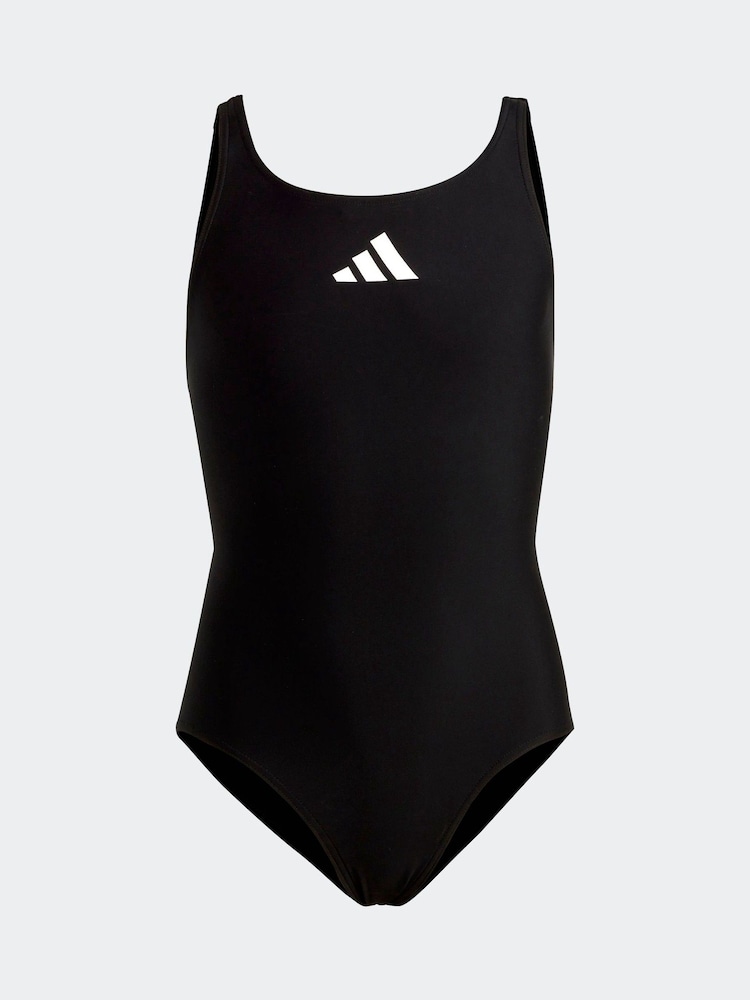 Noir - adidas petit maillot de bain uni à logo - Image 1 de 5