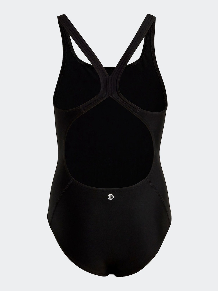 Noir - adidas petit maillot de bain uni à logo - Image 2 de 5
