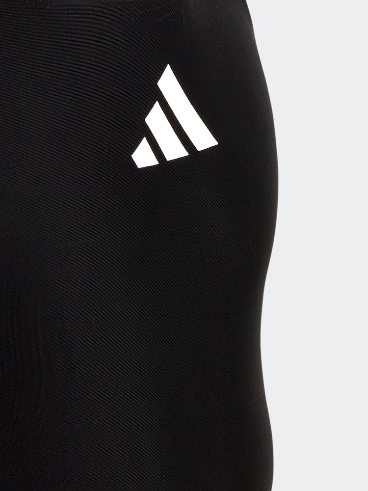 Noir - adidas petit maillot de bain uni à logo - Image 5 de 5