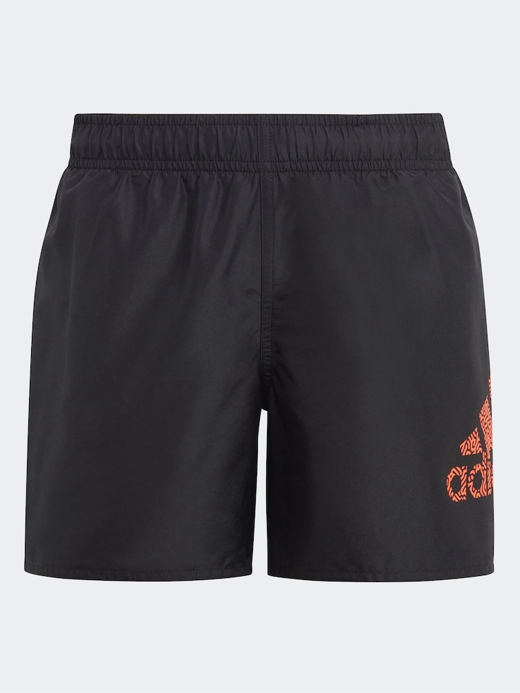 adidas Black Performance Logo Clx Swim Shorts - Image 1 of 5