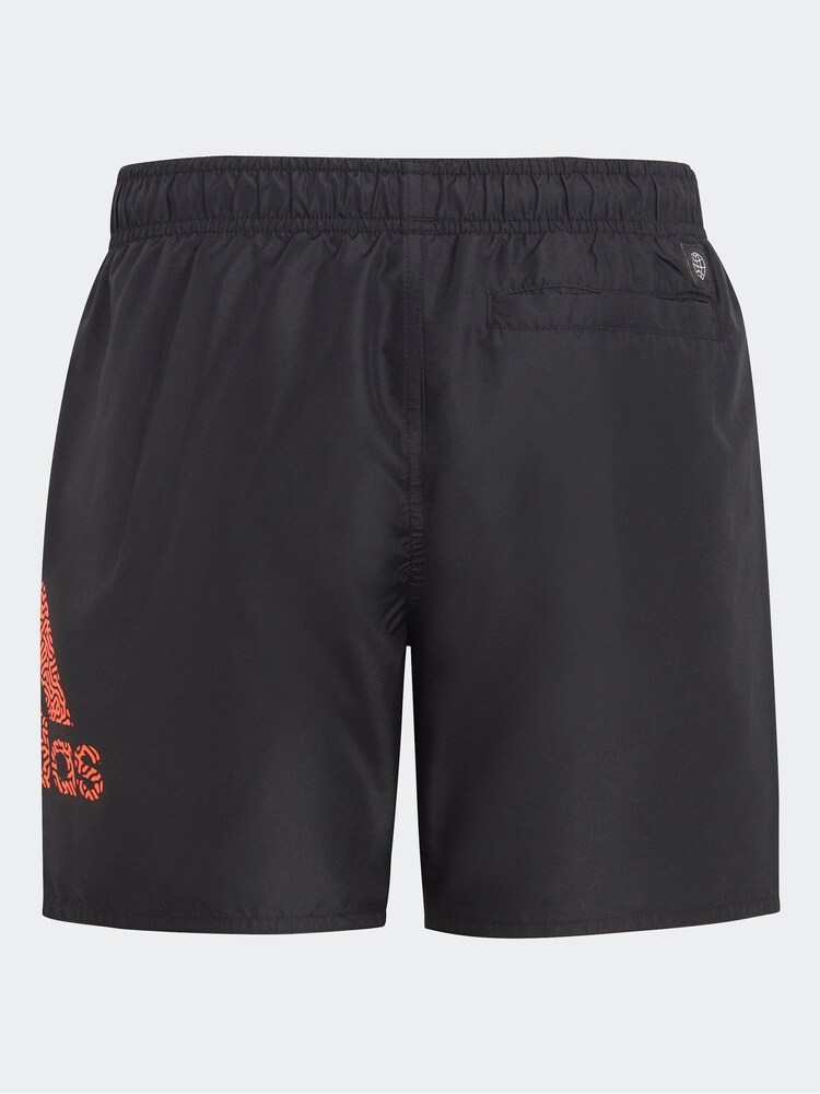 adidas Black Performance Logo Clx Swim Shorts - Image 2 of 5