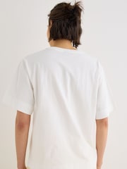 Oliver Bonas White White Chill & Peel Orange Graphic T-Shirt - Image 2 of 8