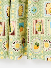 Oliver Bonas Green Green Fruit Postcard Print Strappy Midi Dress - Image 6 of 8