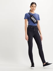 Levi's® Black Mile High Super Skinny Jeans - Image 1 of 7