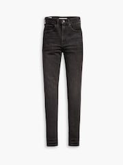Levi's® Black Mile High Super Skinny Jeans - Image 5 of 7