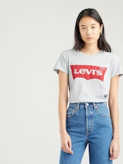 Levi's® Grey The Perfect 100% Cotton T-Shirt - Image 1 of 6