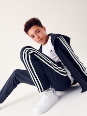 adidas Blue Sportswear Train Essentials Aeroready 3-Stripes Regular-Fit Joggers - Image 1 of 1