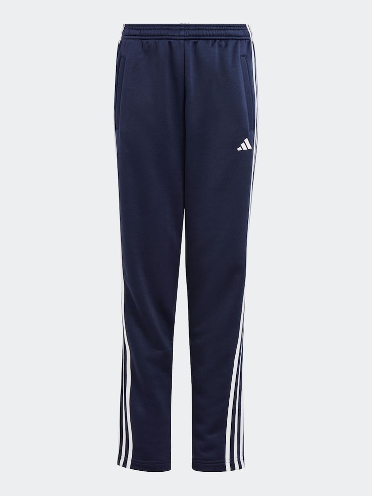 adidas Blue Sportswear Train Essentials Aeroready 3-Stripes Regular-Fit Joggers - Image 2 of 6 adidas Blue Sportswear Train Essentials Aeroready 3-Stripes Regular-Fit Joggers - Image 2 of 6
