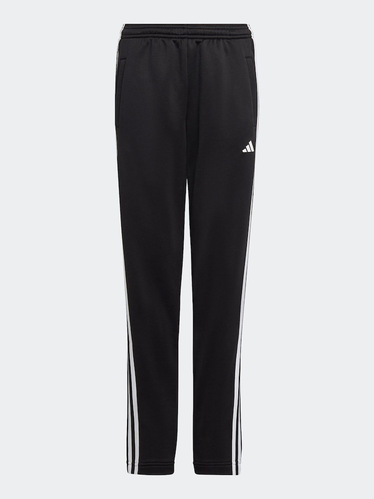 adidas Black Sportswear Train Essentials Aeroready 3-Stripes Regular-Fit Joggers - Image 2 of 5