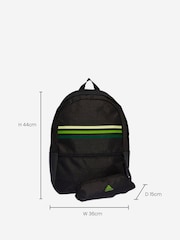 Negro/verde - adidas Classic Horizontal 3 Stripes Backpack - Imagen 3 de 5