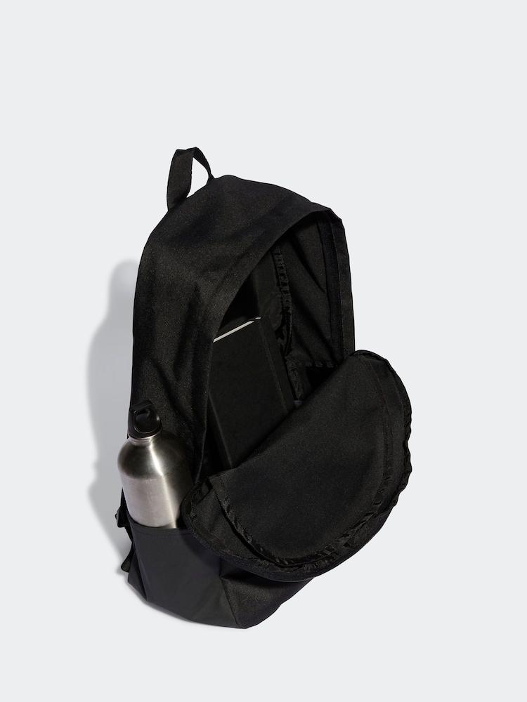 Negru/verde - adidas Classic Orizontal 3 Dungă Rucsac - Image 4 of 5