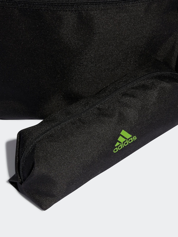 Negro/verde - adidas Classic Horizontal 3 Stripes Backpack - Imagen 5 de 5 Negro/verde - adidas Classic Horizontal 3 Stripes Backpack - Imagen 5 de 5