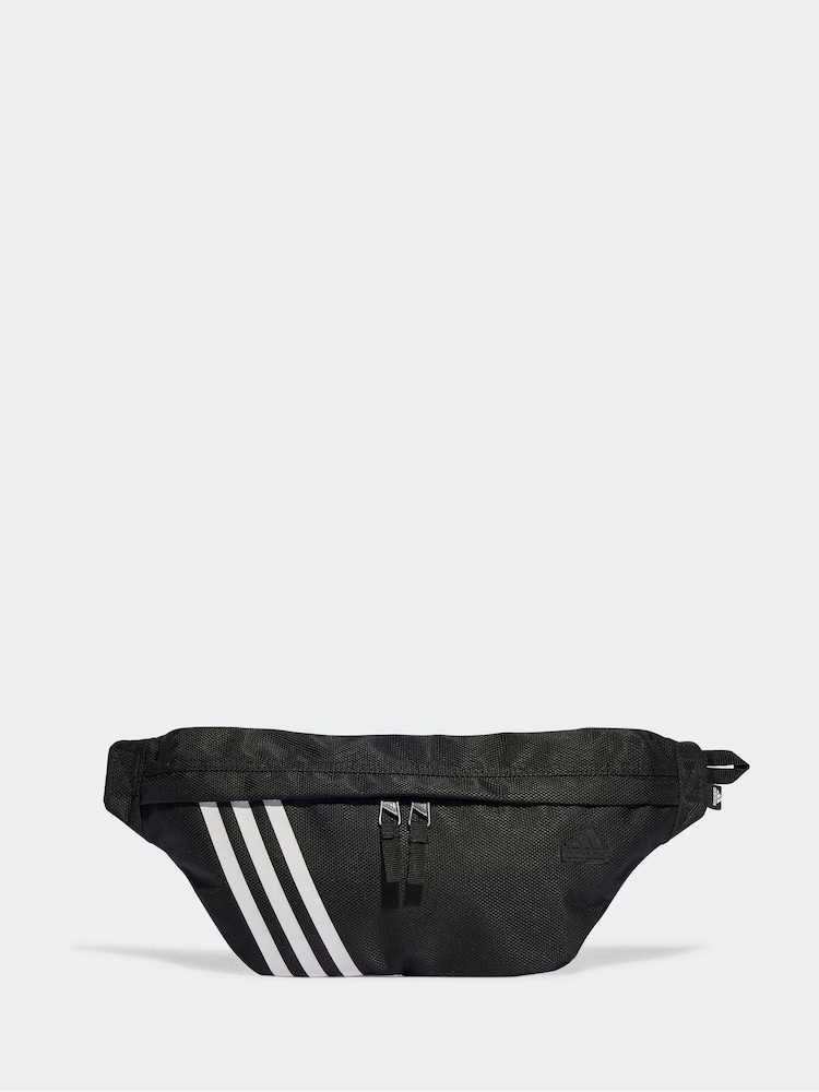 adidas Black Future Icons Waist Bag - Image 1 of 10