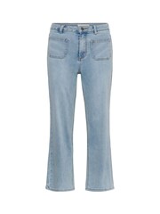 Kaffe Blue Brook Cropped High-Waist Jeans - Image 5 of 6