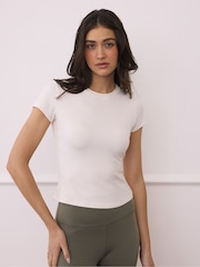 Gym + Coffee Natural Soft Motion T-Shirt - Image 1 of 6