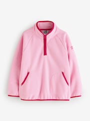 Gym + Coffee Pink Kids Polar Fleece - Image 1 of 1