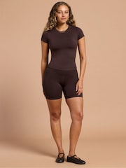 Gym + Coffee Brown Soft Motion T-Shirt - Image 3 of 7