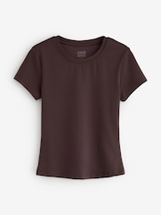 Gym + Coffee Brown Soft Motion T-Shirt - Image 7 of 7