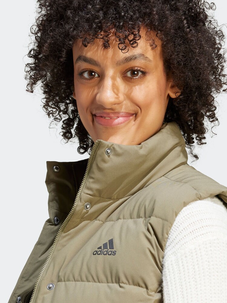 adidas Terrex Green Helionic Down Vest - Image 5 of 8