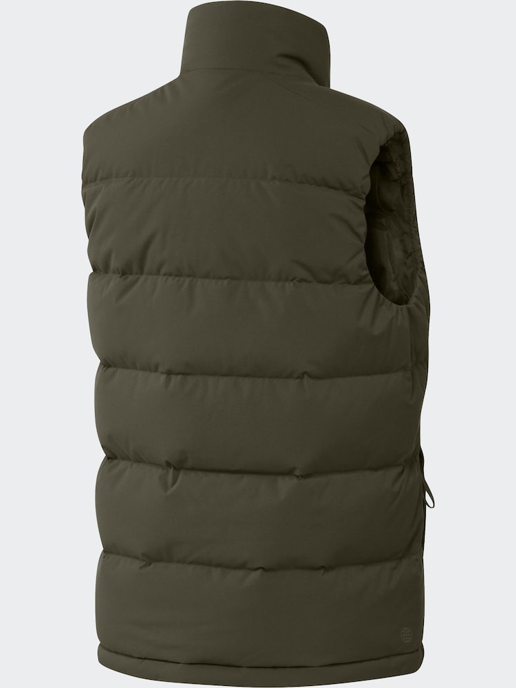 adidas Terrex Green Helionic Down Vest - Image 8 of 8