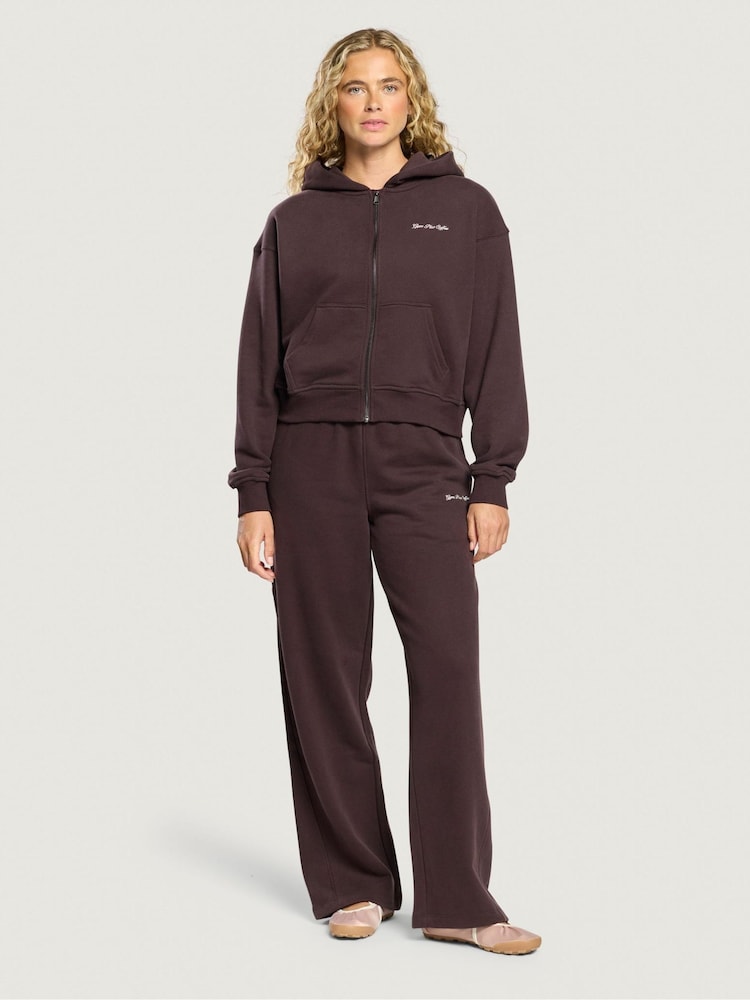Gym + Coffee Brown Daily Zip Hoodie - Image 2 of 6