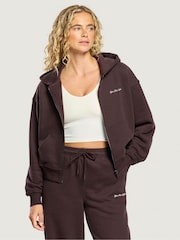 Gym + Coffee Brown Daily Zip Hoodie - Image 6 of 6