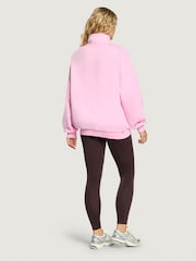 Gym + Coffee Pink Sierra Snap Collar Sweatshirt - Image 3 of 6
