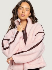Gym + Coffee Pink Industry Half Zip Fleece - Image 6 of 10