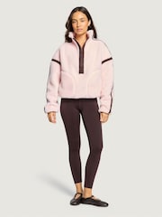 Gym + Coffee Pink Industry Half Zip Fleece - Image 7 of 10