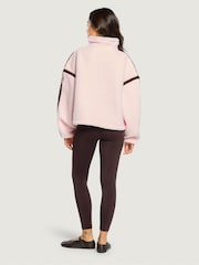 Gym + Coffee Pink Industry Half Zip Fleece - Image 8 of 10