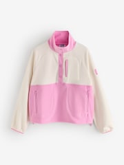 Gym + Coffee Pink Snap Polar Fleece - Image 10 of 10