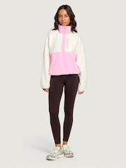 Gym + Coffee Pink Snap Polar Fleece - Image 4 of 10