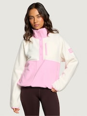 Gym + Coffee Pink Snap Polar Fleece - Image 6 of 10