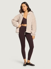 Gym + Coffee Natural Industry Hooded Full Zip Fleece - Image 5 of 10