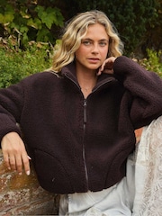 Gym + Coffee Brown Industry High Collar Jacket - Image 3 of 4