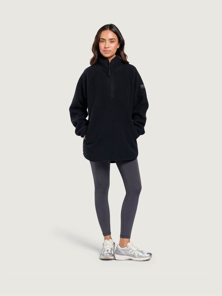 Gym + Coffee Horizon Longline Half Zip Fleece - Image 2 of 8