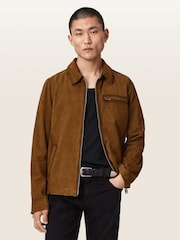 AllSaints Brown Ashwood Jacket - Image 1 of 10