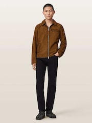 AllSaints Brown Ashwood Jacket - Image 3 of 10