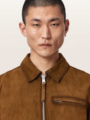 AllSaints Brown Ashwood Jacket - Image 8 of 10
