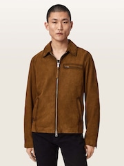 AllSaints Brown Ashwood Jacket - Image 9 of 10