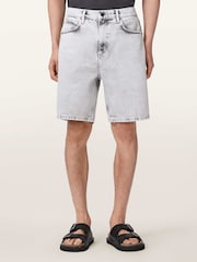 AllSaints Grey Lenny Shorts - Image 1 of 7