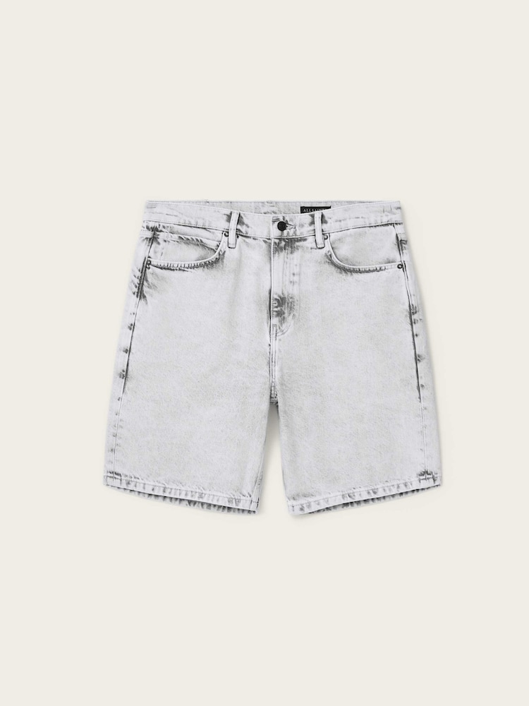 AllSaints Grey Lenny Shorts - Image 7 of 7