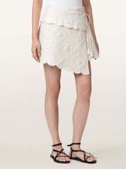 AllSaints White Mona Skirt - Image 1 of 7