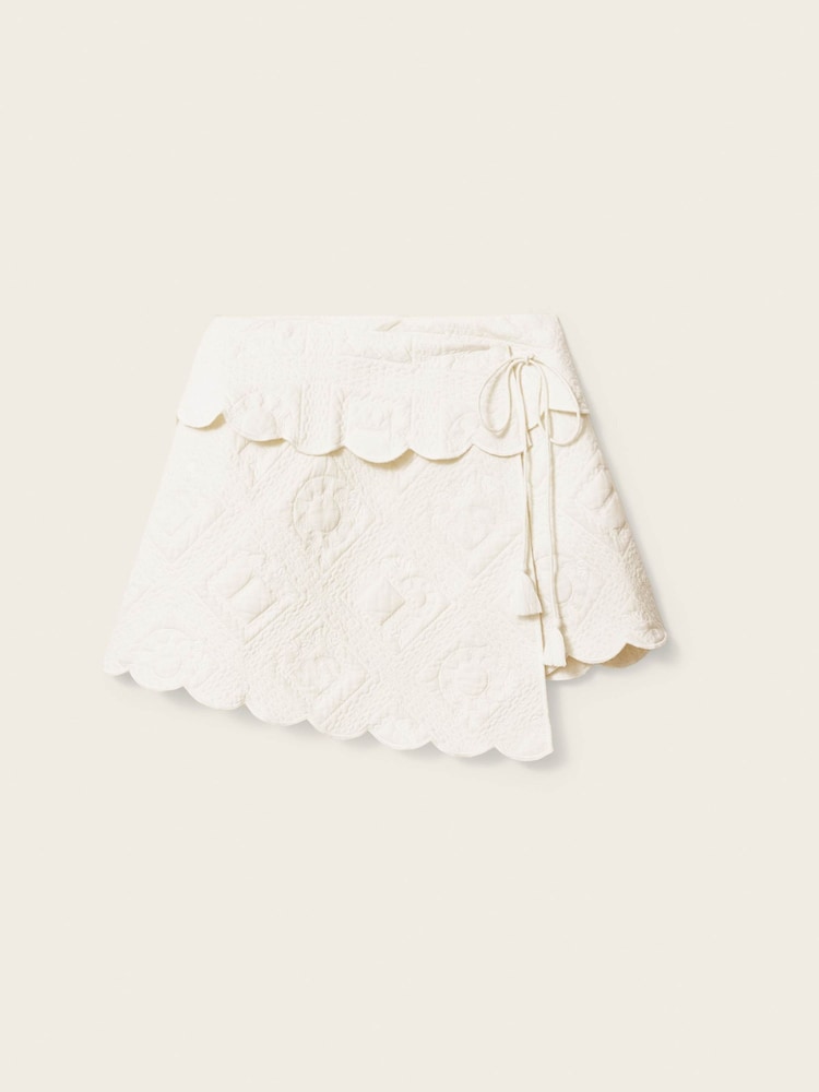 AllSaints White Mona Skirt - Image 7 of 7
