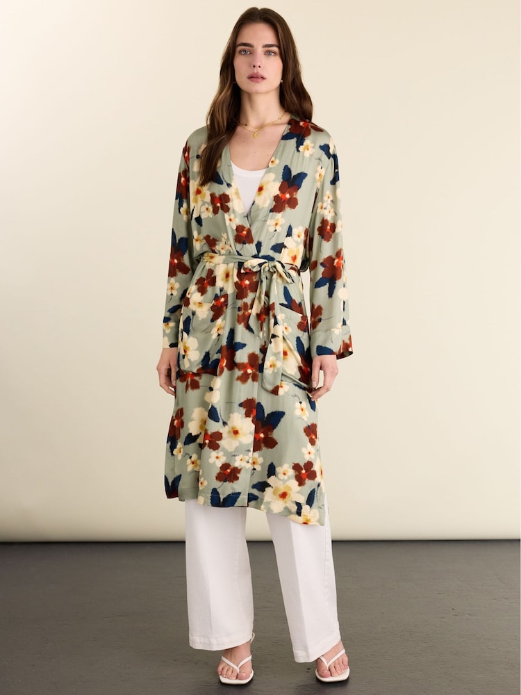 Baukjen Green Onassia Printed Robe - Image 1 of 4