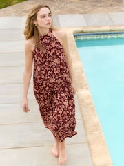Baukjen Pink Anouk Printed Sleeveless Maxi Dress - Image 2 of 5